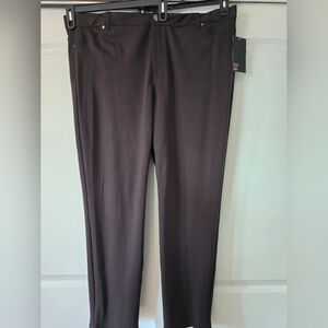 NWT Avenue Brown Ponte Pants Sz 28